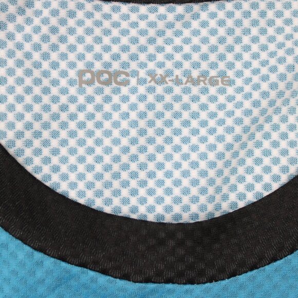 POC Pure Cycling Shirt Mens 2XL XXL Blue 3/4 Sleeve MTB Mountain Bike Jersey - Picture 8 of 16